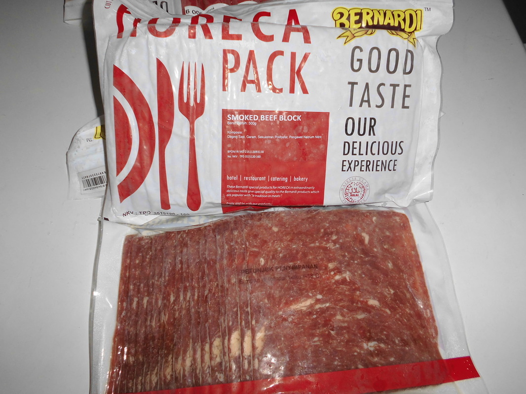 Bernardi Smoked beef Blok Horeca pack 500gr